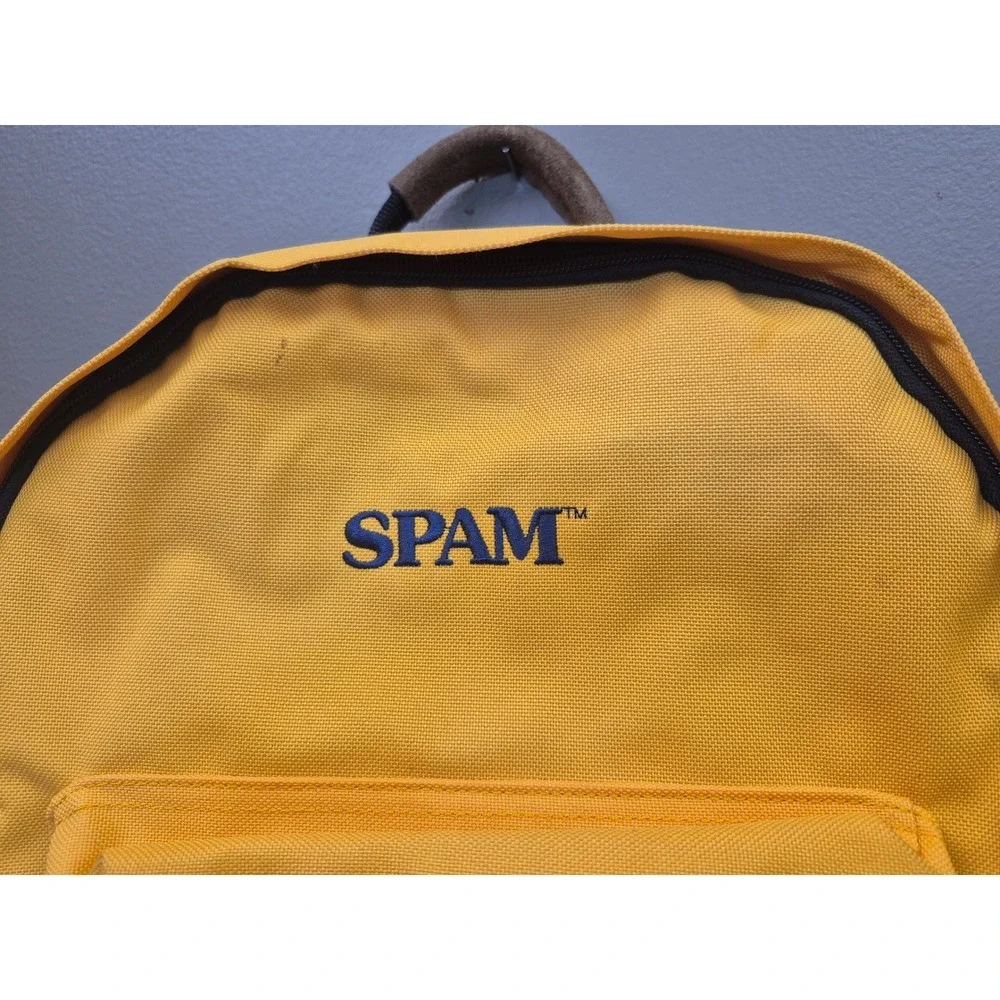 Mercury Luggage SPAM Yellow Backpack Advertising Promo Collectible NWT Coronado